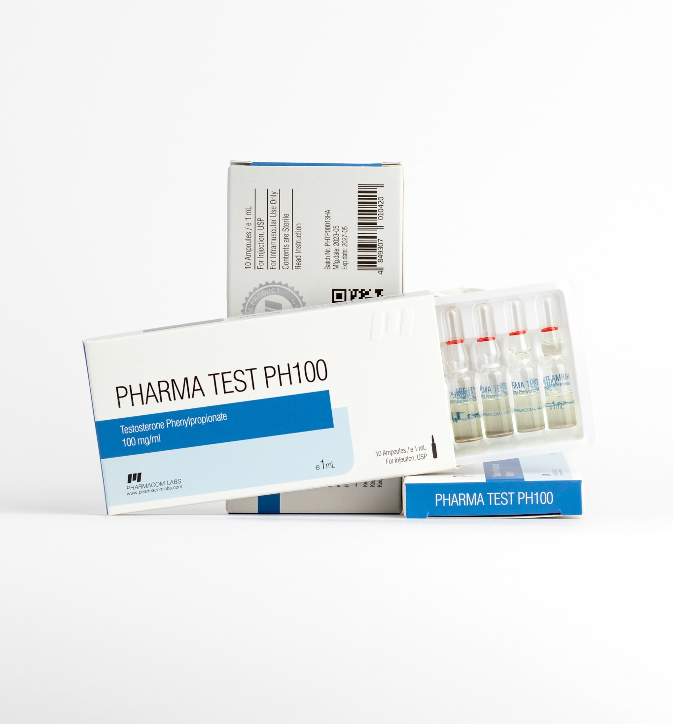 PHARMA TEST PH 100 Ampolas
